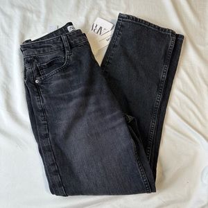 Zara black denim jeans
